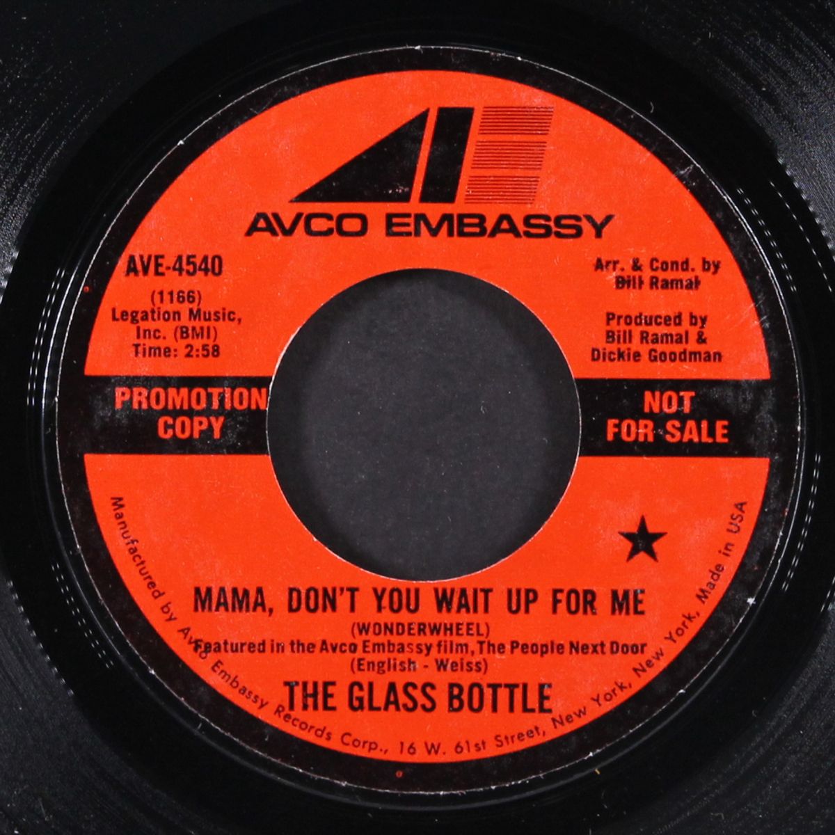 mama don't wait up for me by GLASS BOTTLE