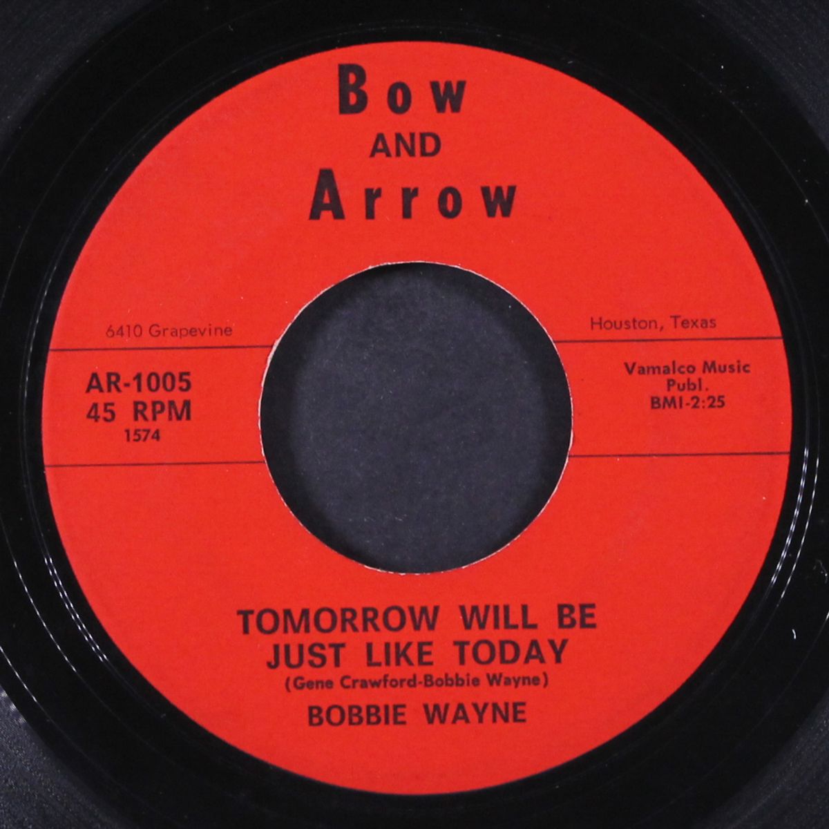 tomorrow will be just like today / i wonder why i'm so lucky by BOBBIE WAYNE