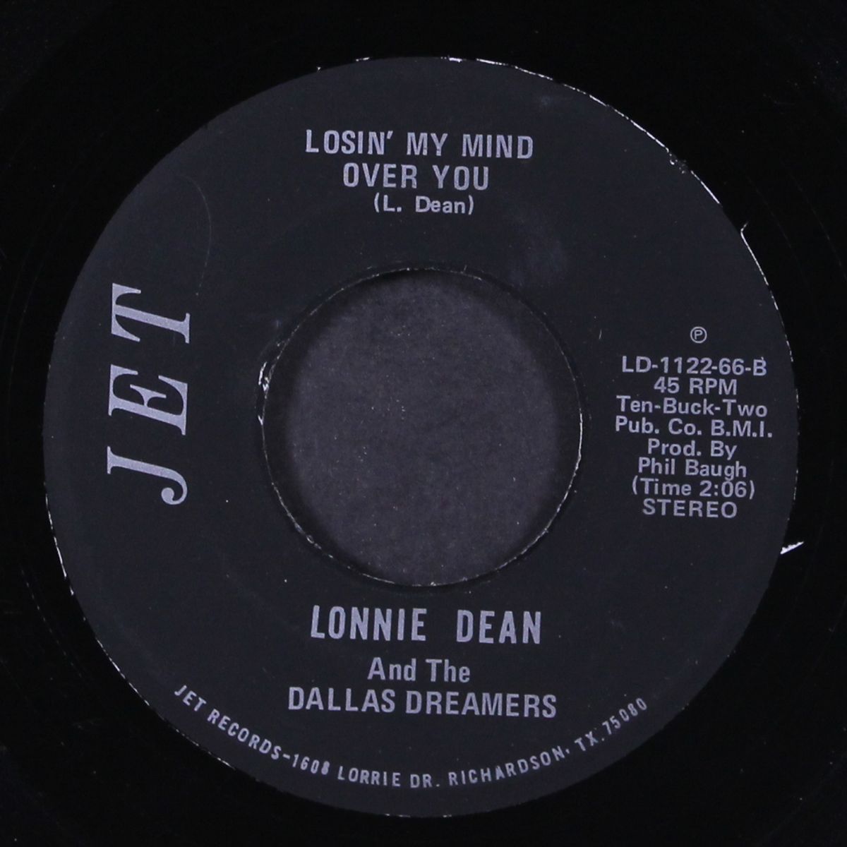 losin' my mind over you / half of me has moved away by LONNIE DEAN