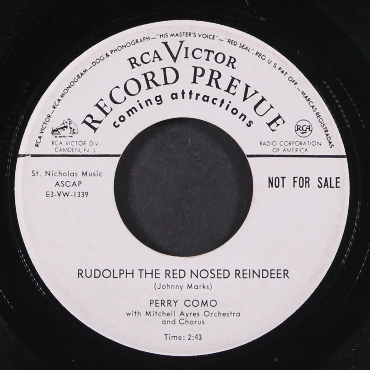 rudolph the red nosed reindeer by PERRY COMO