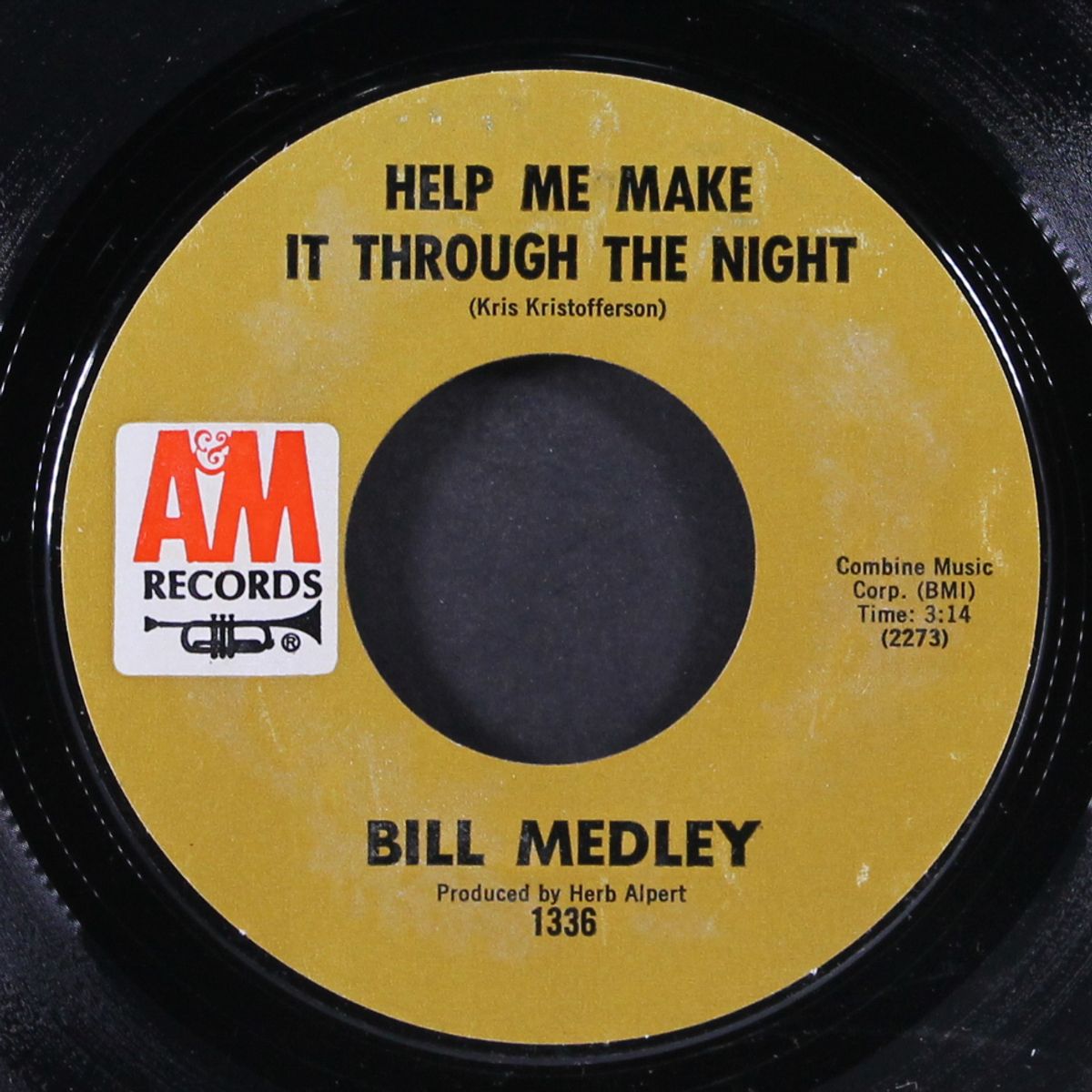 help me make it through the night / hung on you by BILL MEDLEY