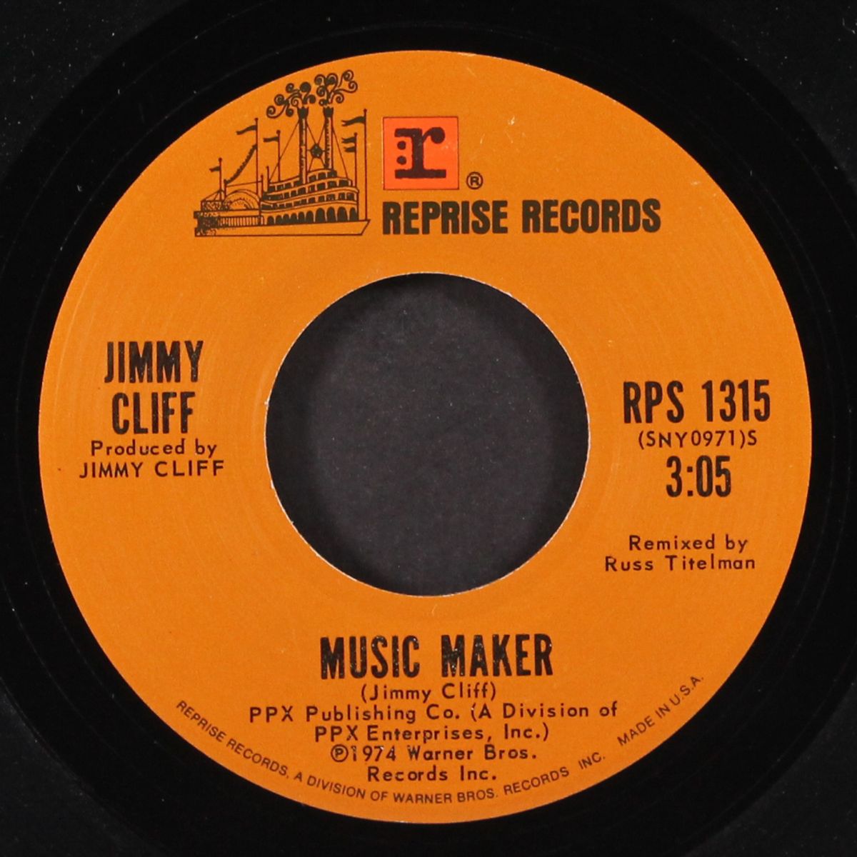 music maker / you can't be wrong and get right by JIMMY CLIFF