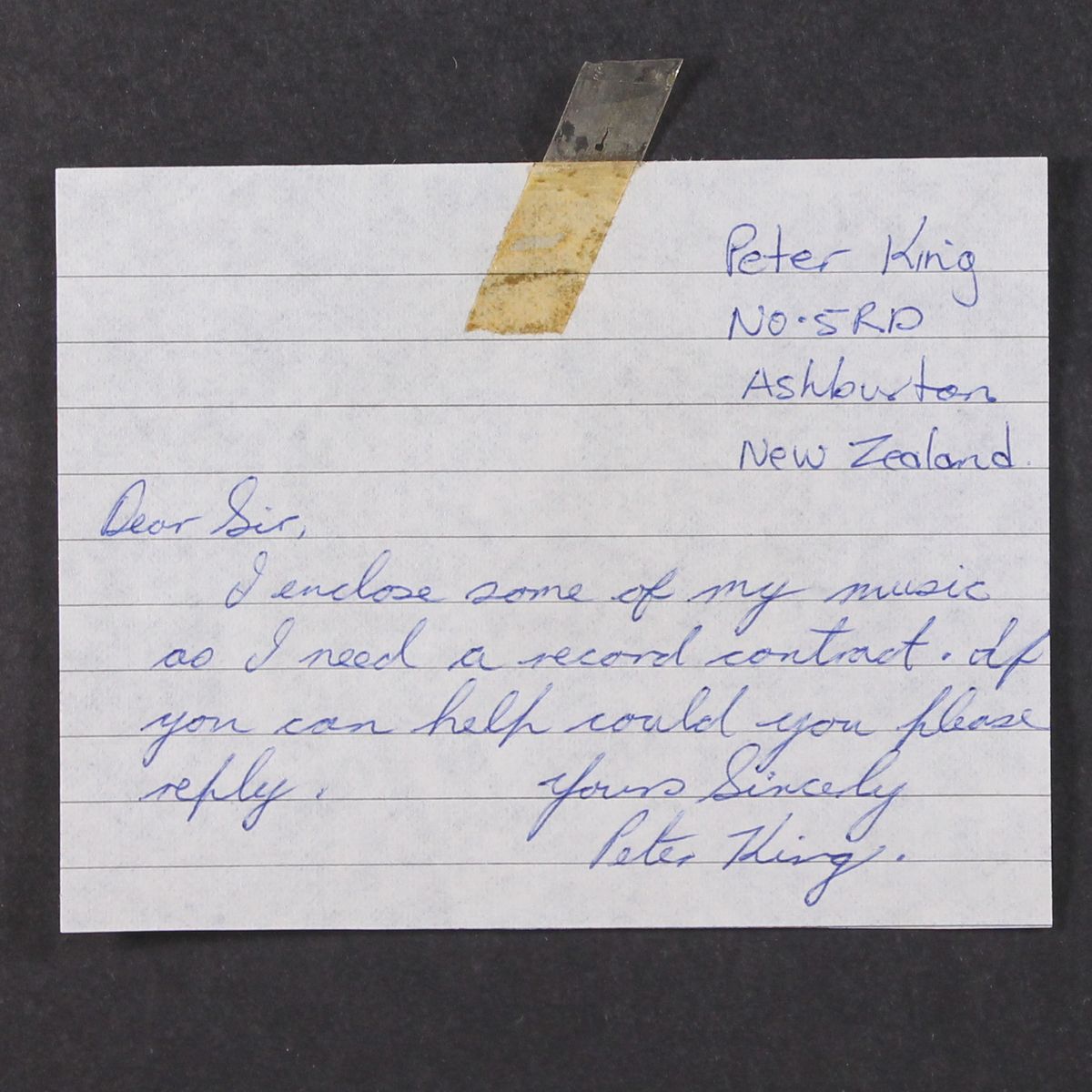 lately / skies so blue by PETER KING