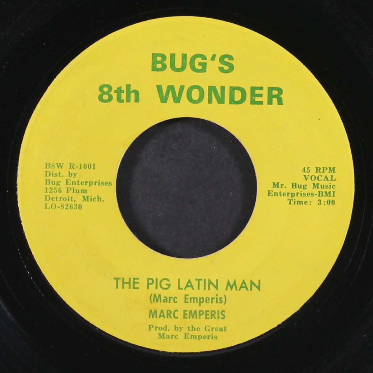 the pig latin man / cracking jokes by MARC EMPERIS
