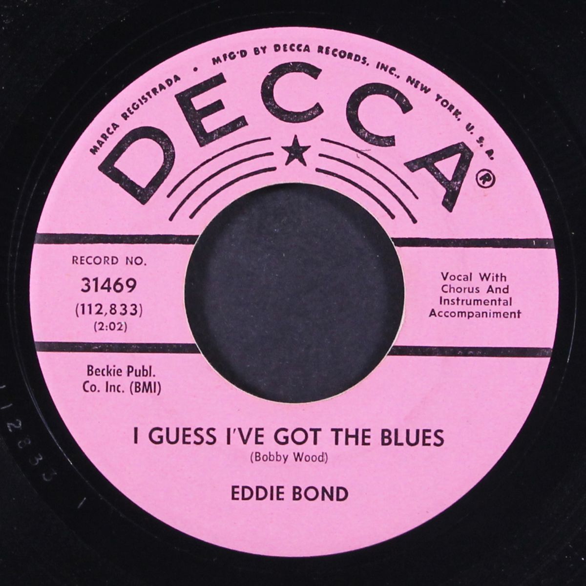 i guess i've got the blues by EDDIE BOND