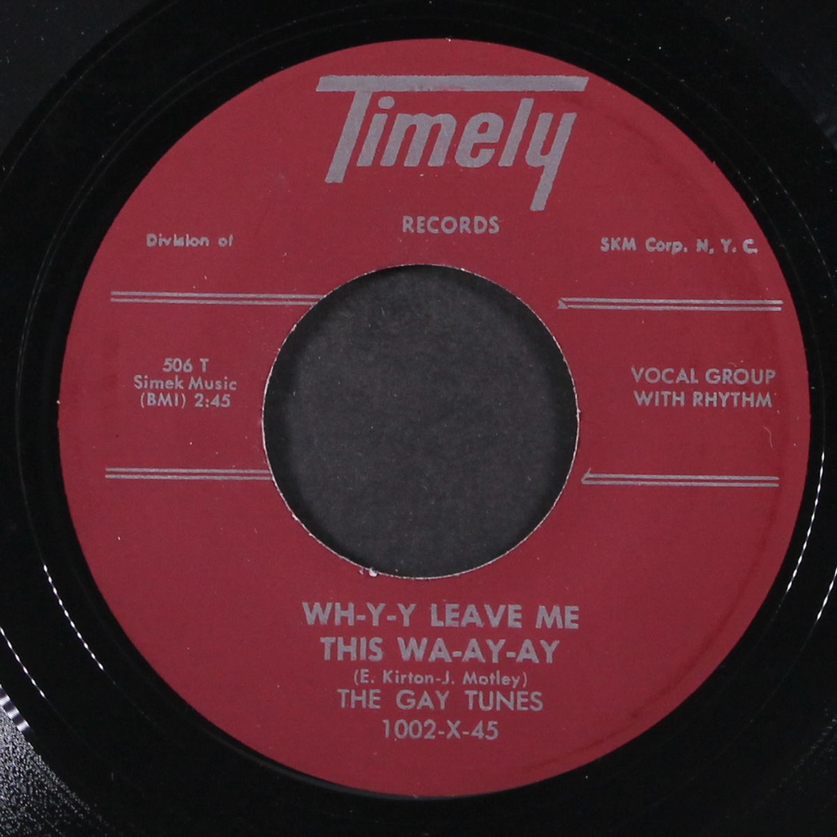 thrill of romance / wh-y-y leave me this way-ay-ay by GAY TUNES