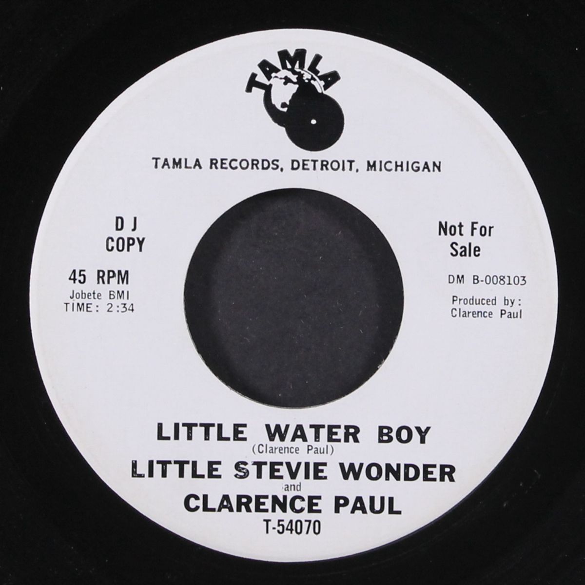 la la la la la / little water boy by STEVIE WONDER & CLARENCE PAUL