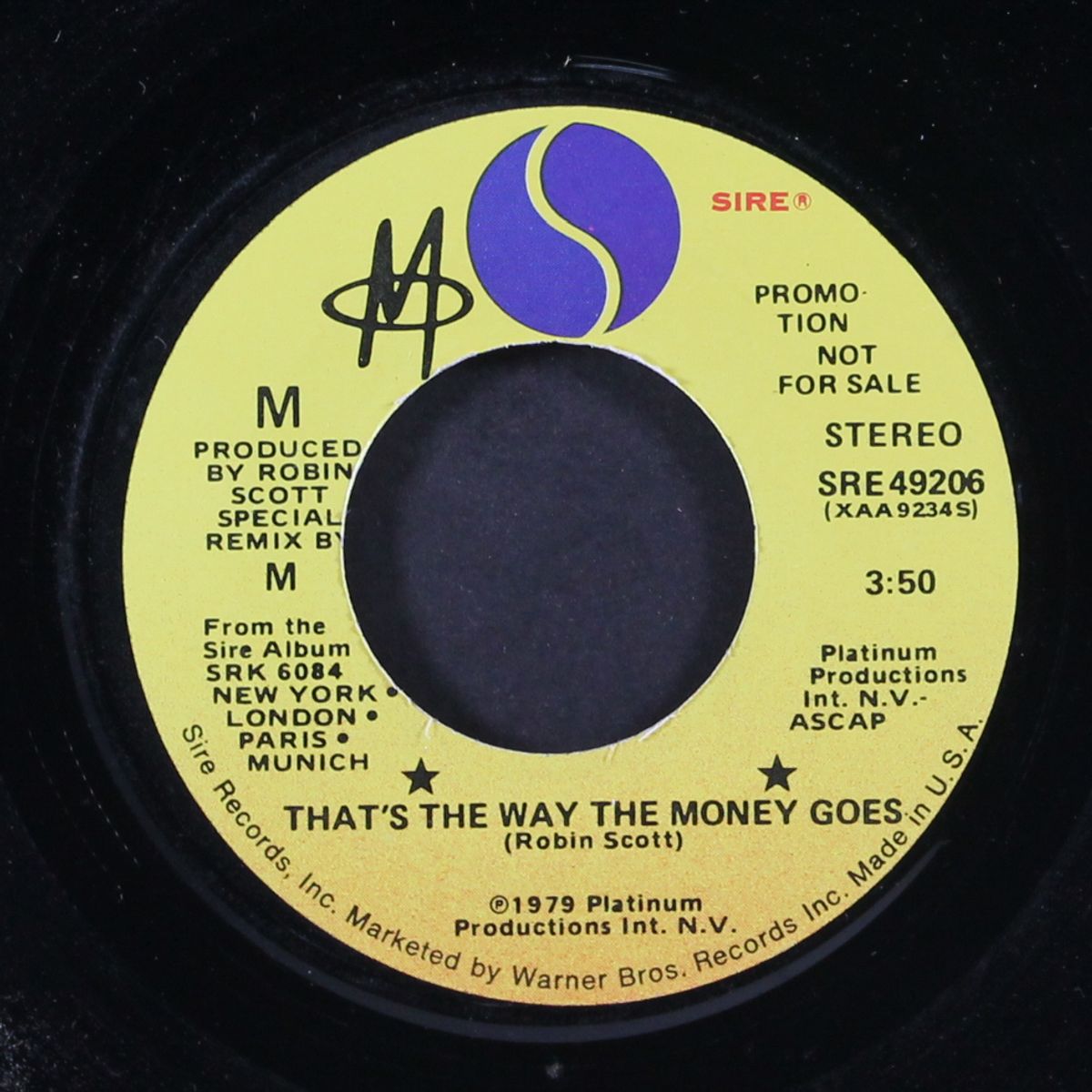 thats the way the money goes / satisfy your lust by M