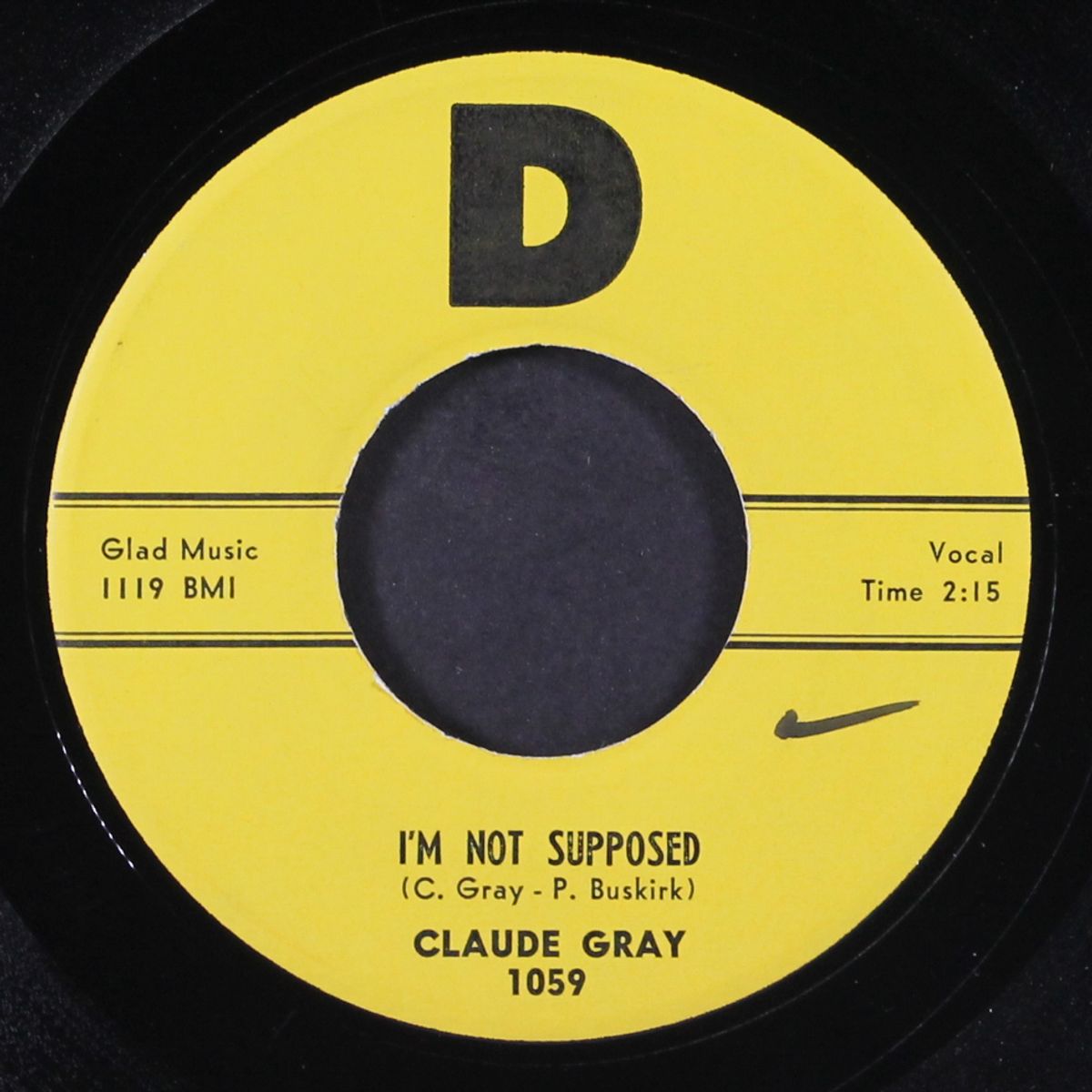 letter overdue / i'm not supposed by CLAUDE GRAY