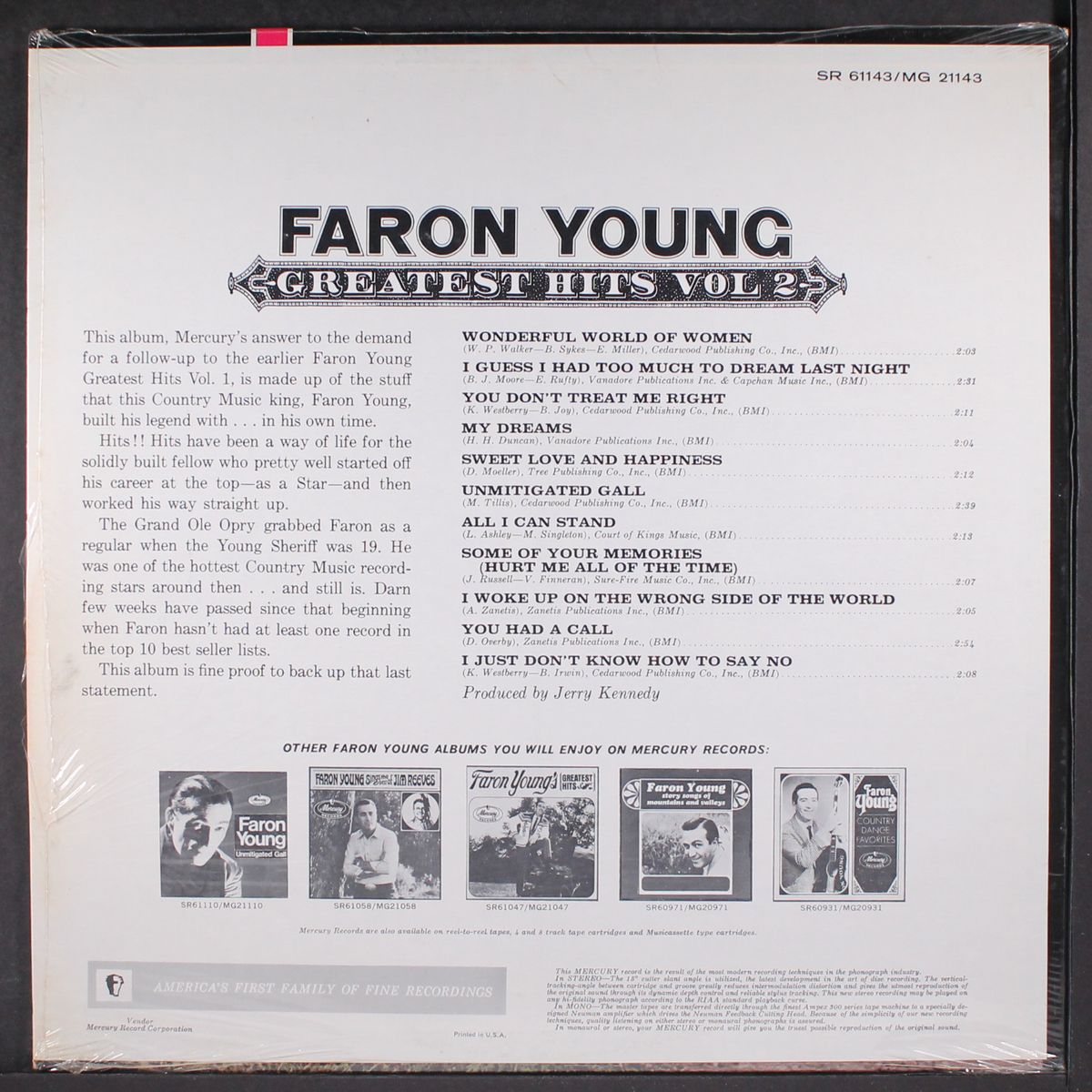 greatest hits vol 2 by FARON YOUNG