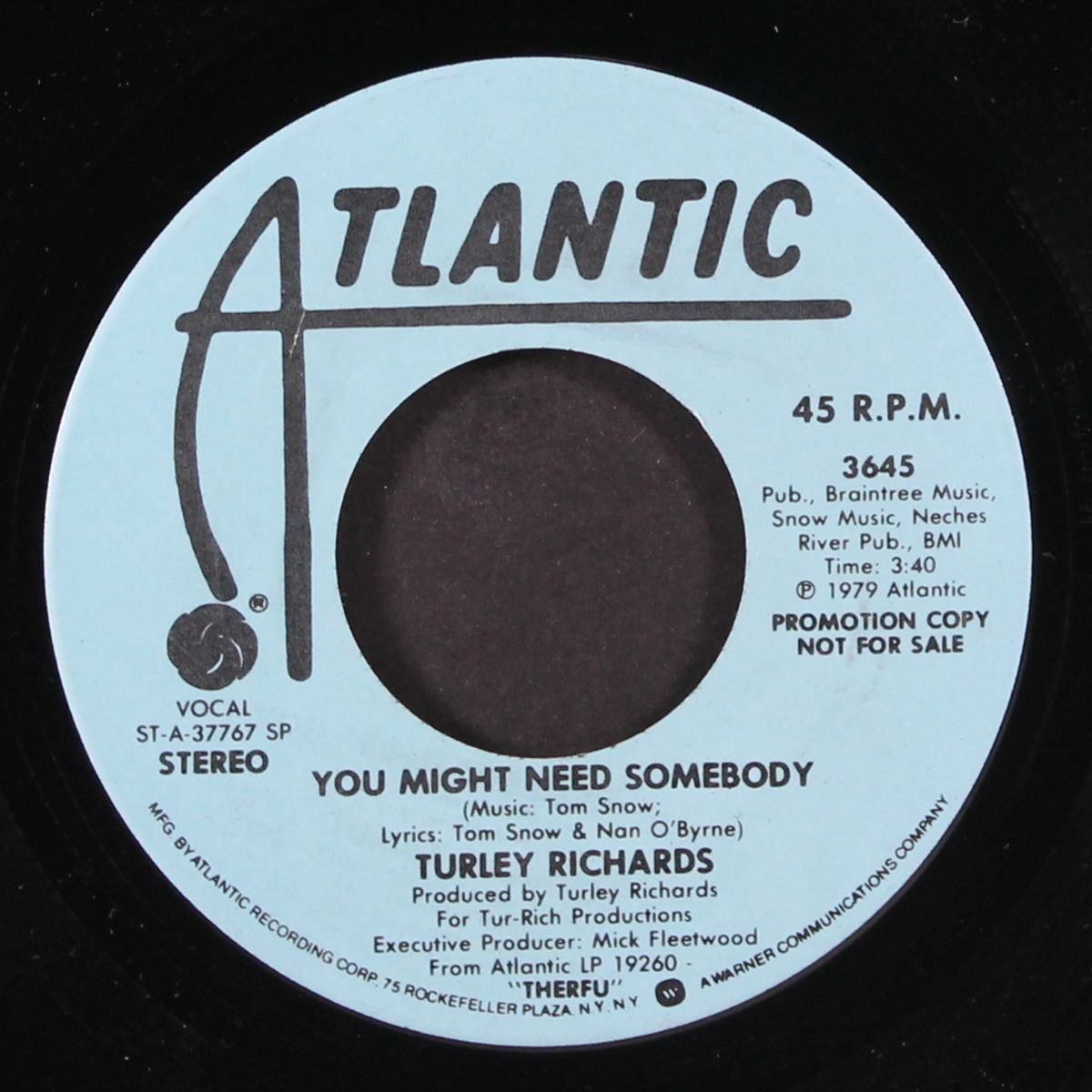 you might need somebody / mono by TURLEY RICHARDS