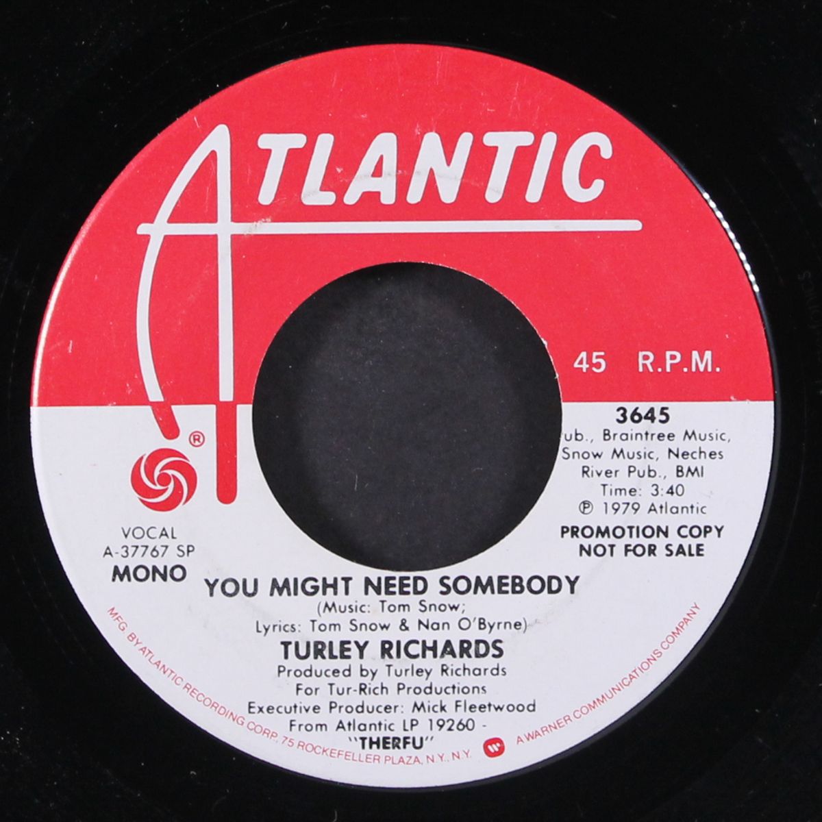 you might need somebody / mono by TURLEY RICHARDS