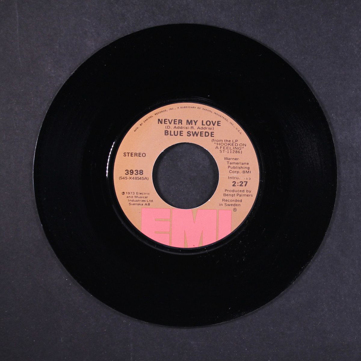 never my love / pinewood rally by BLUE SWEDE