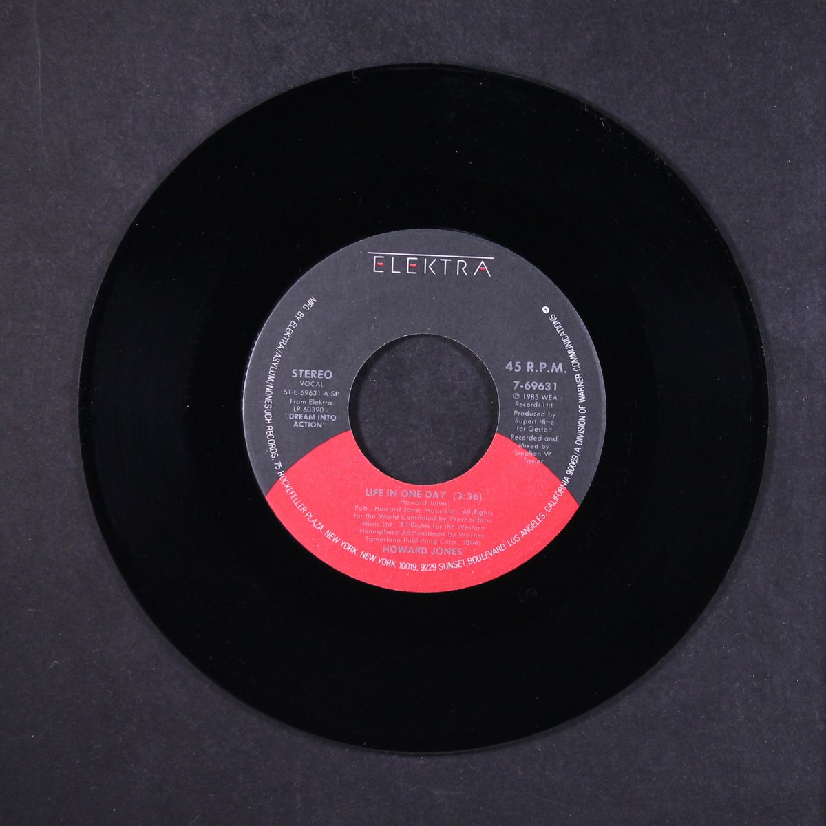 life in one day / same by HOWARD JONES