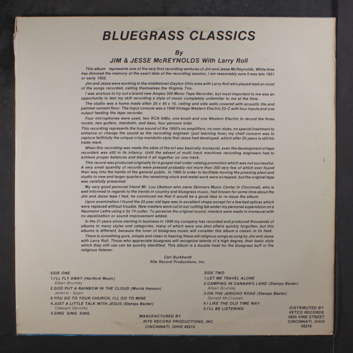 the early recordings by JIM & JESSE