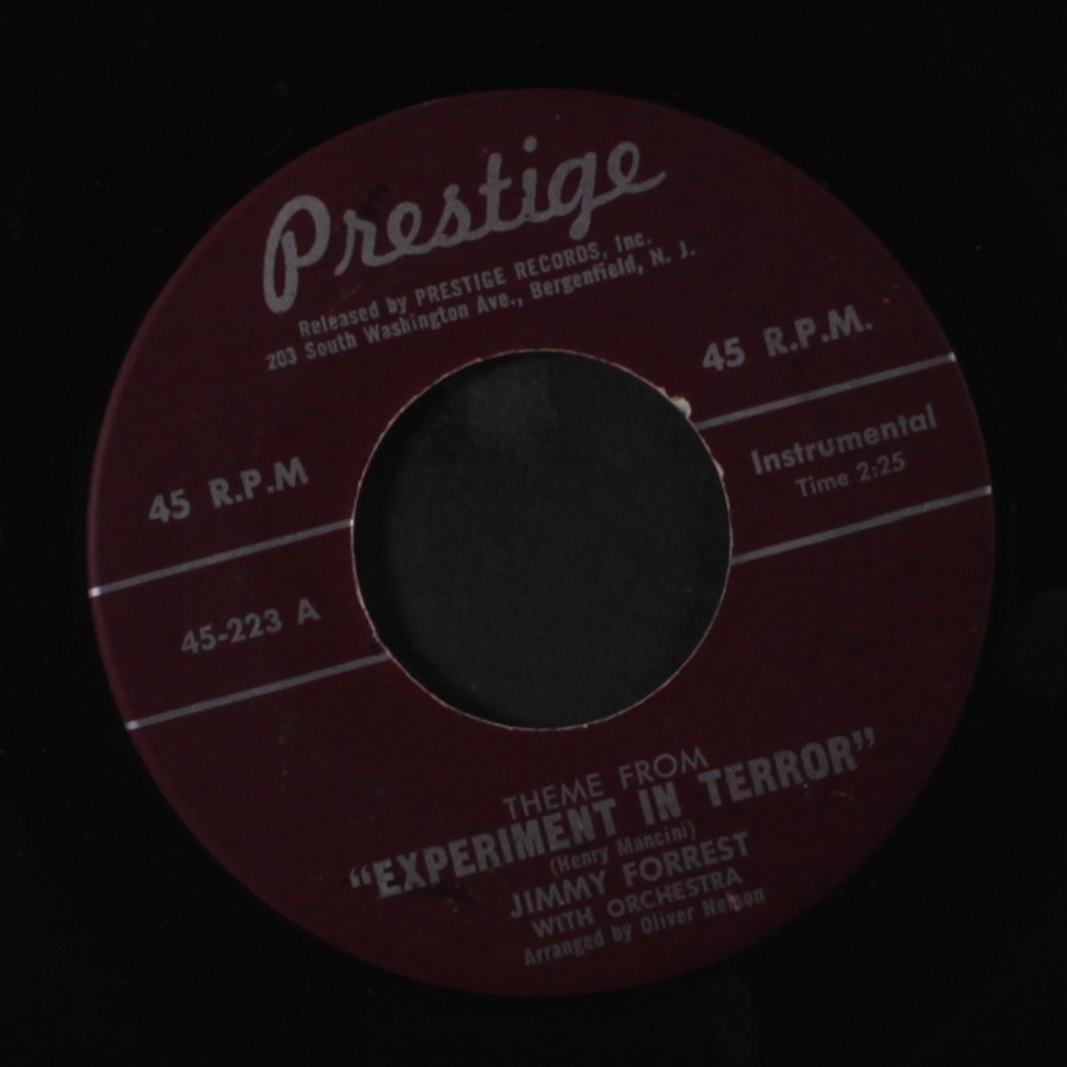 experiment in terror / soft summer breeze by JIMMY FORREST