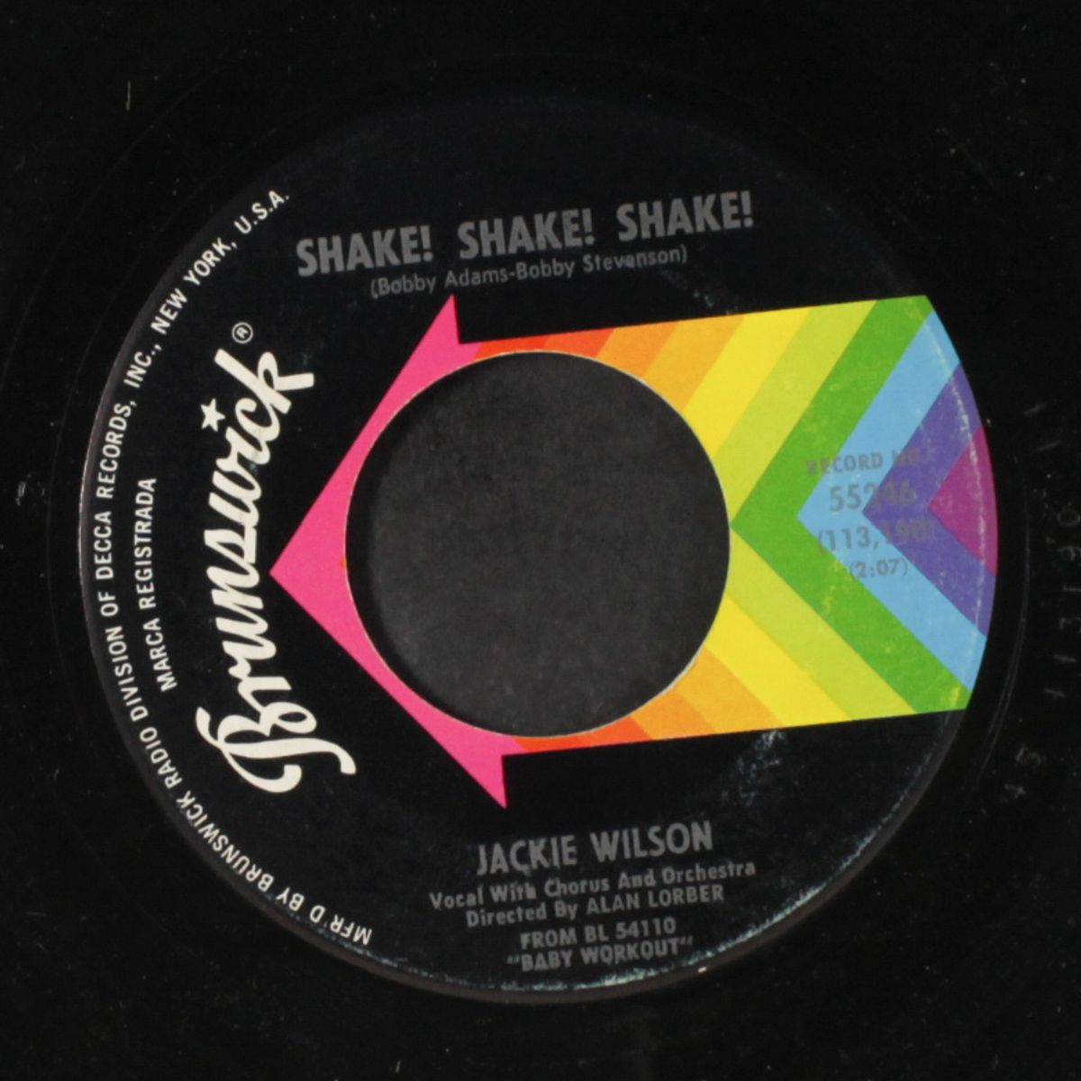 shake! shake! shake! / he's a fool by JACKIE WILSON