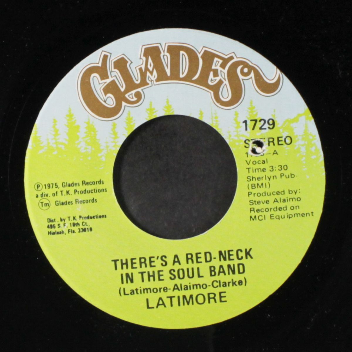 there's a red-neck in the soul band / just one step by LATIMORE