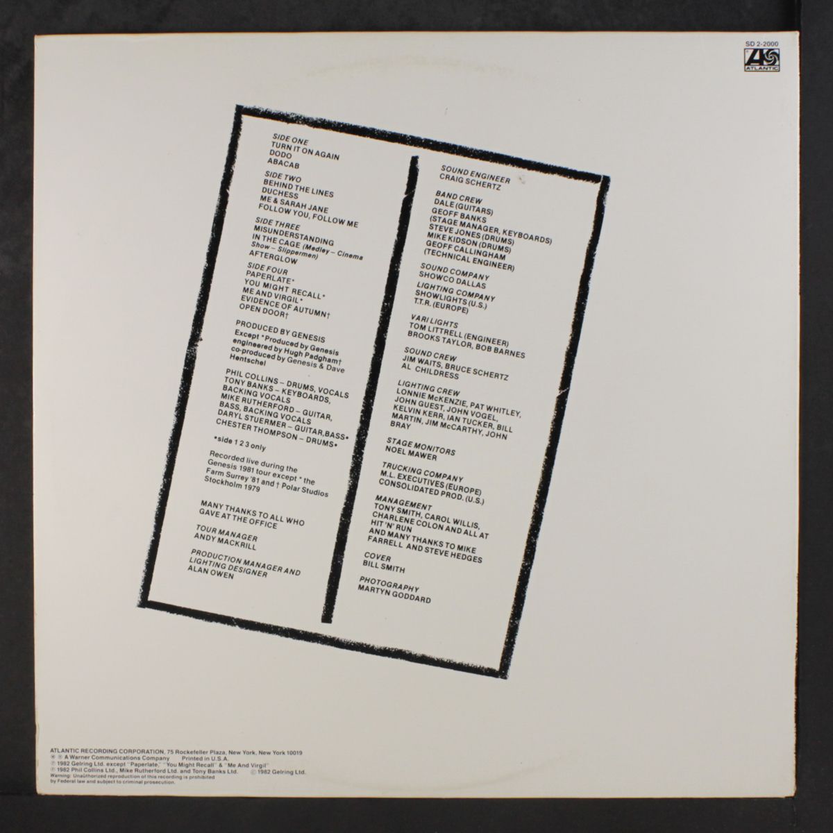 three sides live by GENESIS