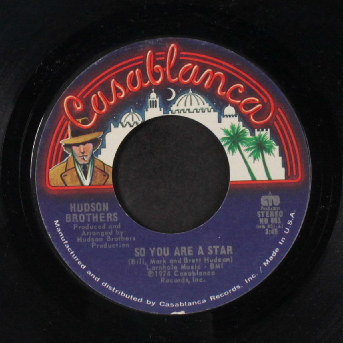 so you are a star / ma ma ma baby by HUDSON BROTHERS