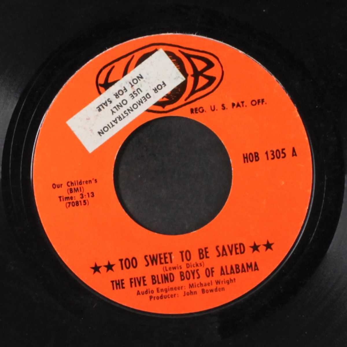 too sweet to be saved by FIVE BLIND BOYS OF ALABAMA