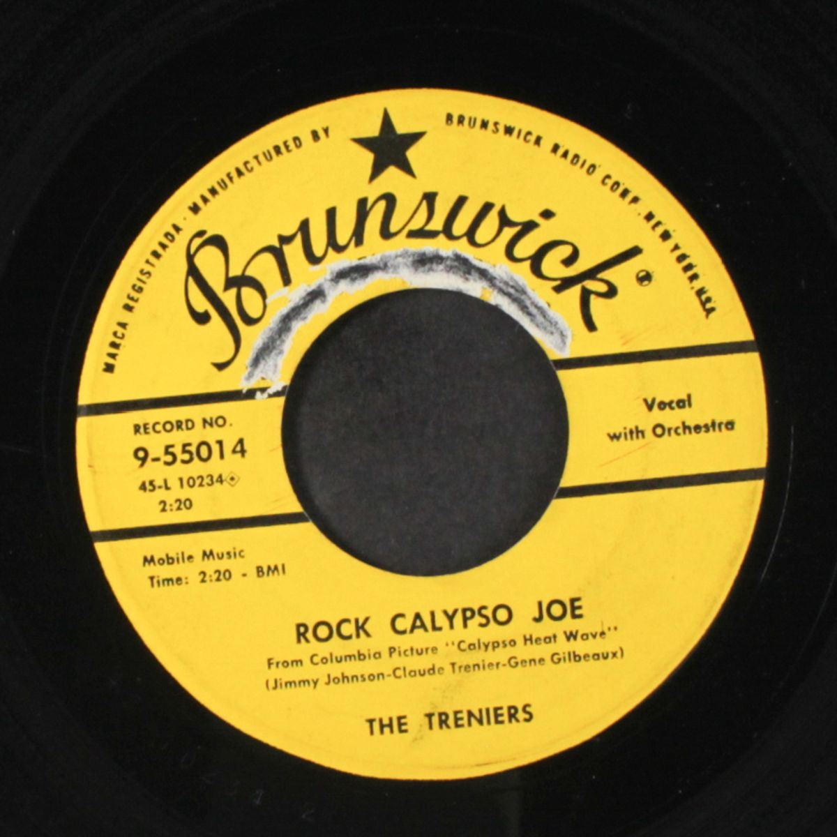 holy mackerel, andy! / rock calypso joe by TRENIERS