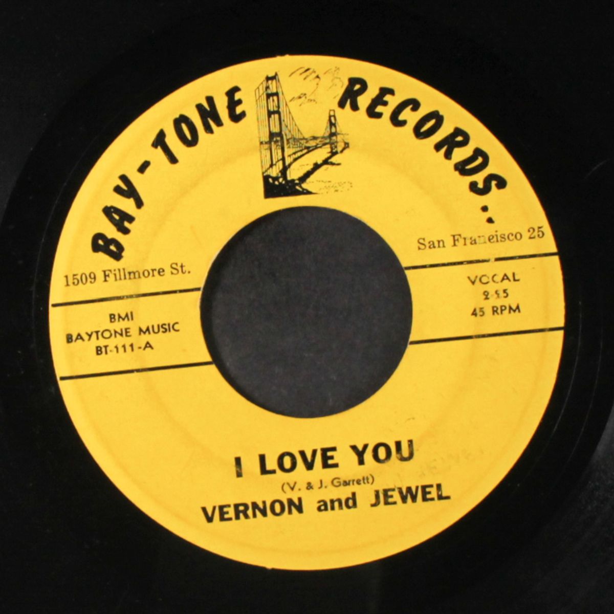i got to get closer to my baby / i love you by VERNON & JEWEL