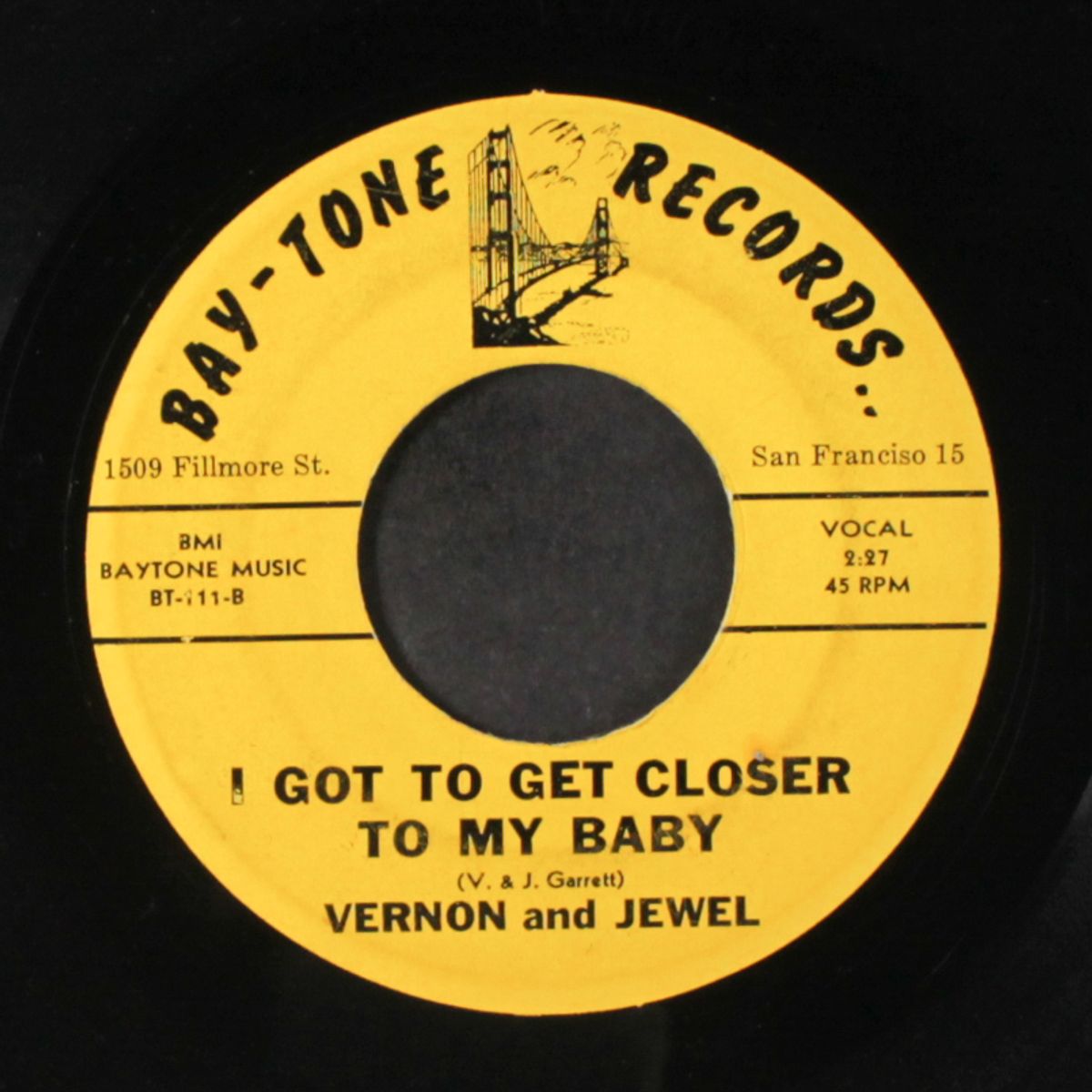 i got to get closer to my baby / i love you by VERNON & JEWEL