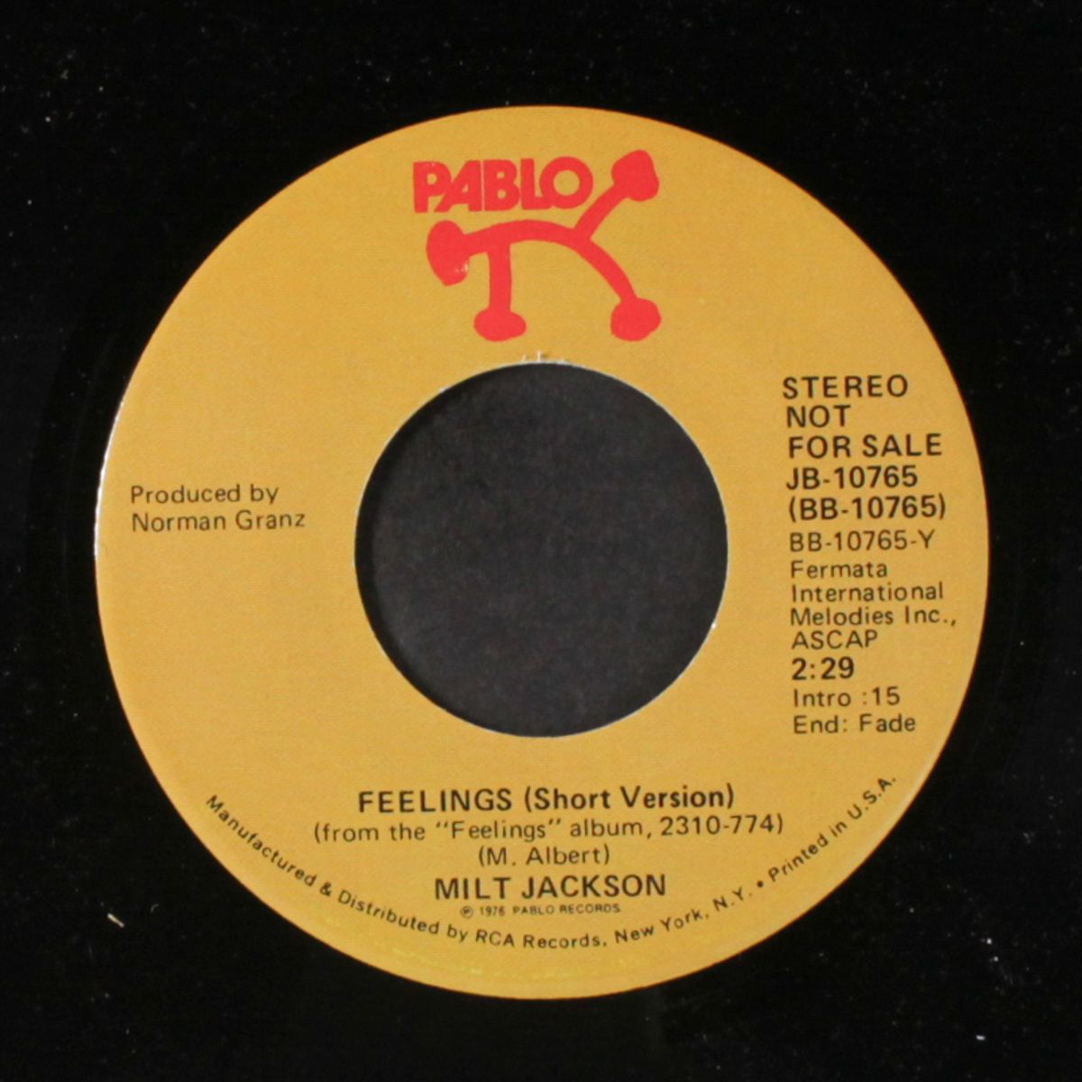 feelings / short by MILT JACKSON