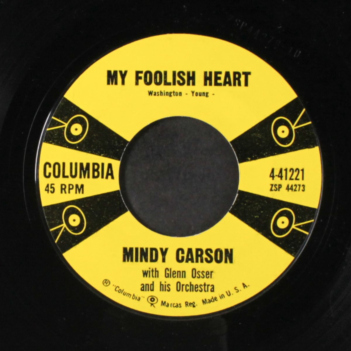 knock on wood / my foolish heart by MINDY CARSON