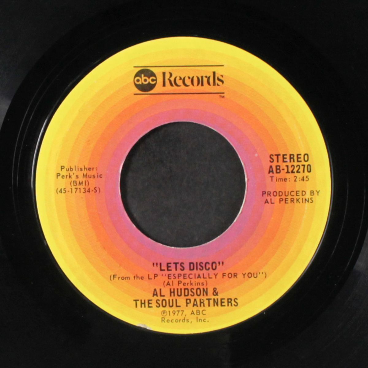 feelings / lets disco by AL HUDSON & SOUL PARTNERS