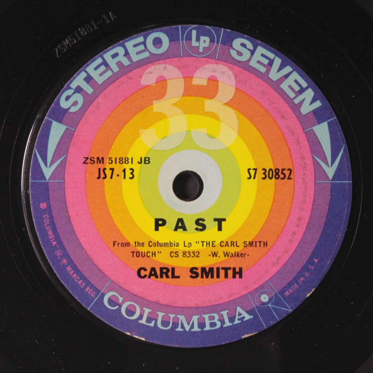 past / what a way to live by CARL SMITH