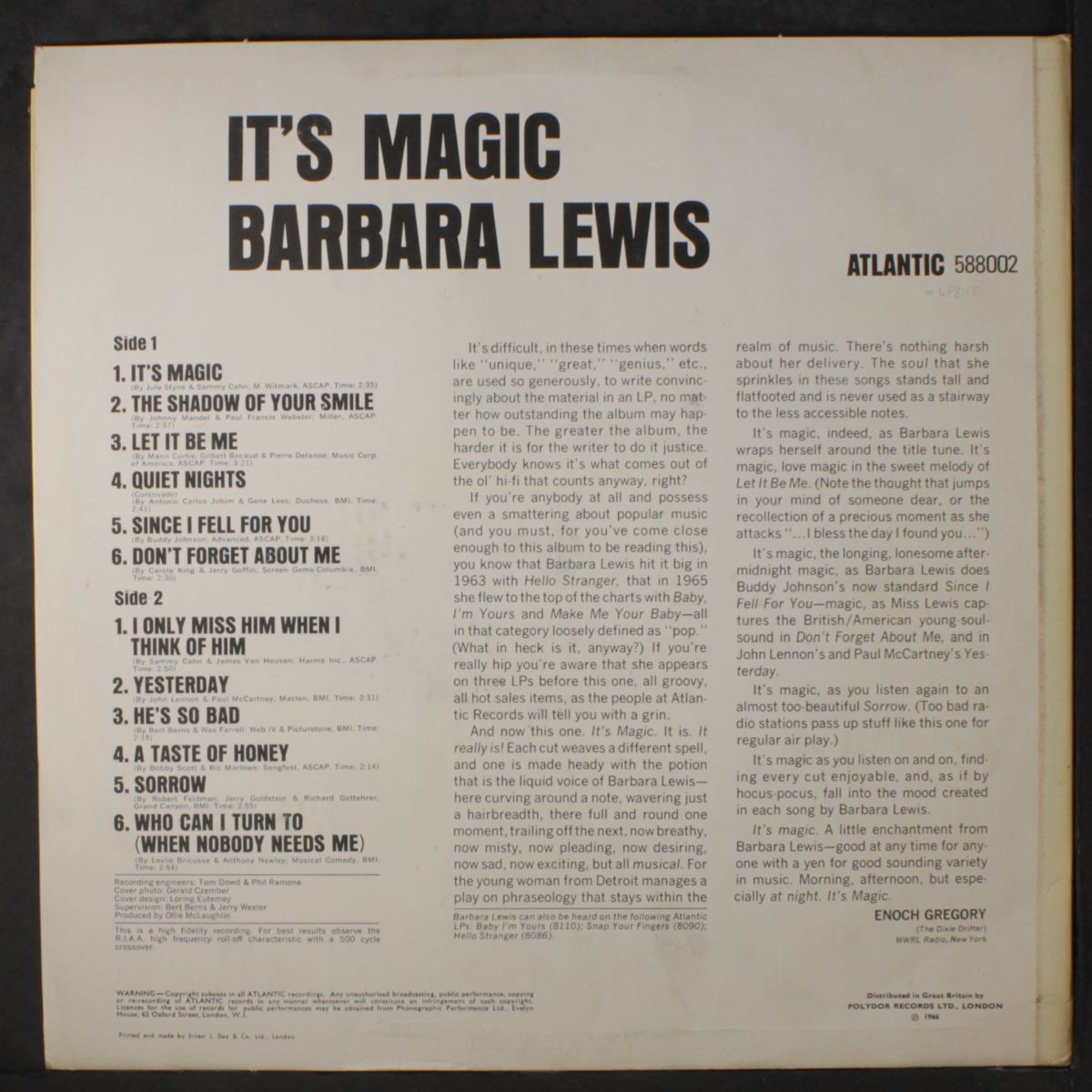 it's magic by BARBARA LEWIS