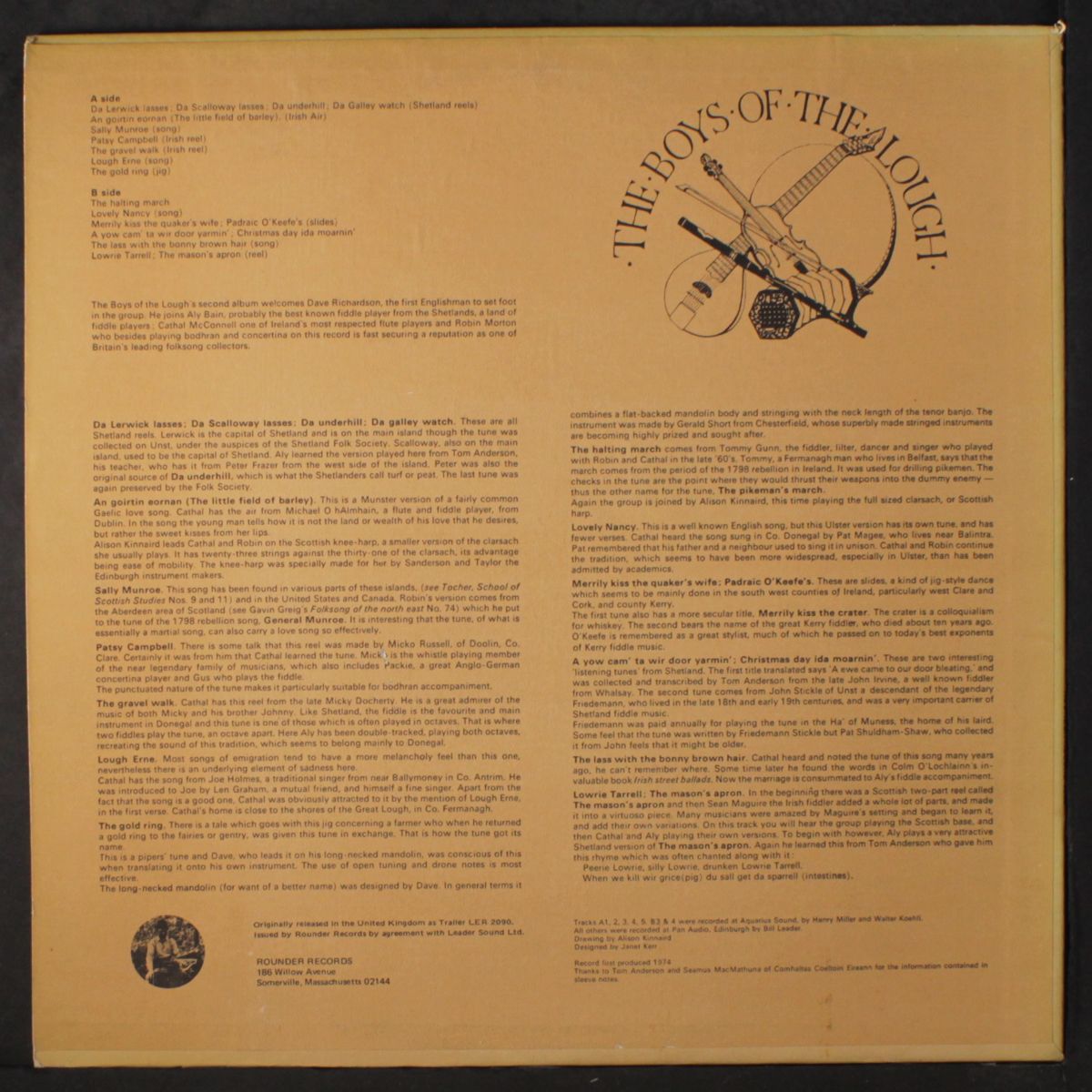 second album by BOYS OF THE LOUGH