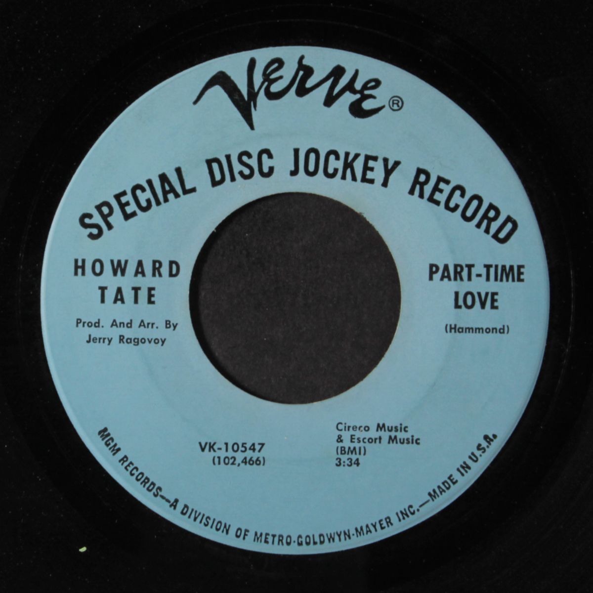 part-time love / i learned it all the hard way by HOWARD TATE