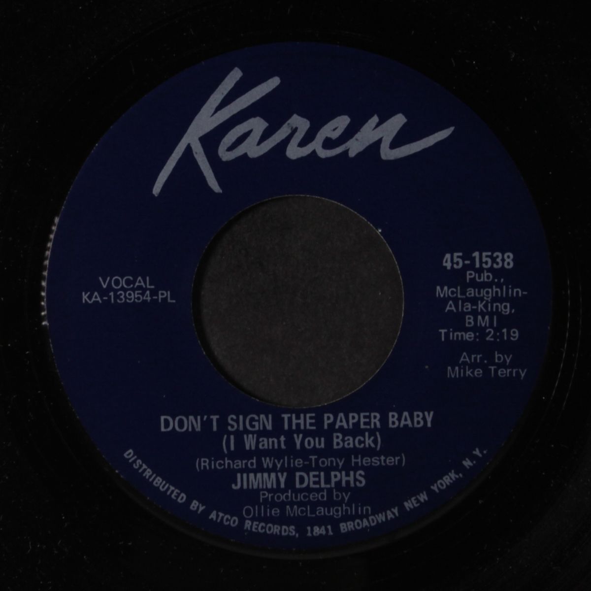 don't sign the paper baby / almost by JIMMY DELPHS