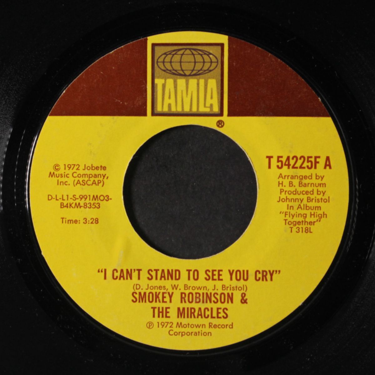 i can't stand to see you cry by SMOKEY ROBINSON & MIRACLES
