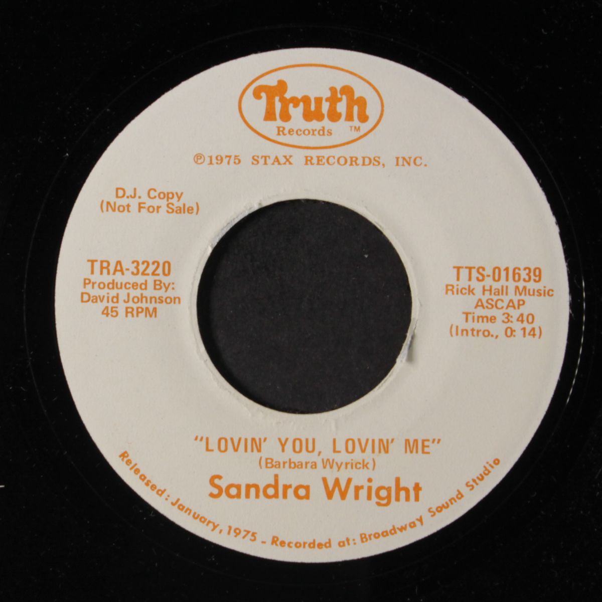 lovin' you, lovin' me / same by SANDRA WRIGHT