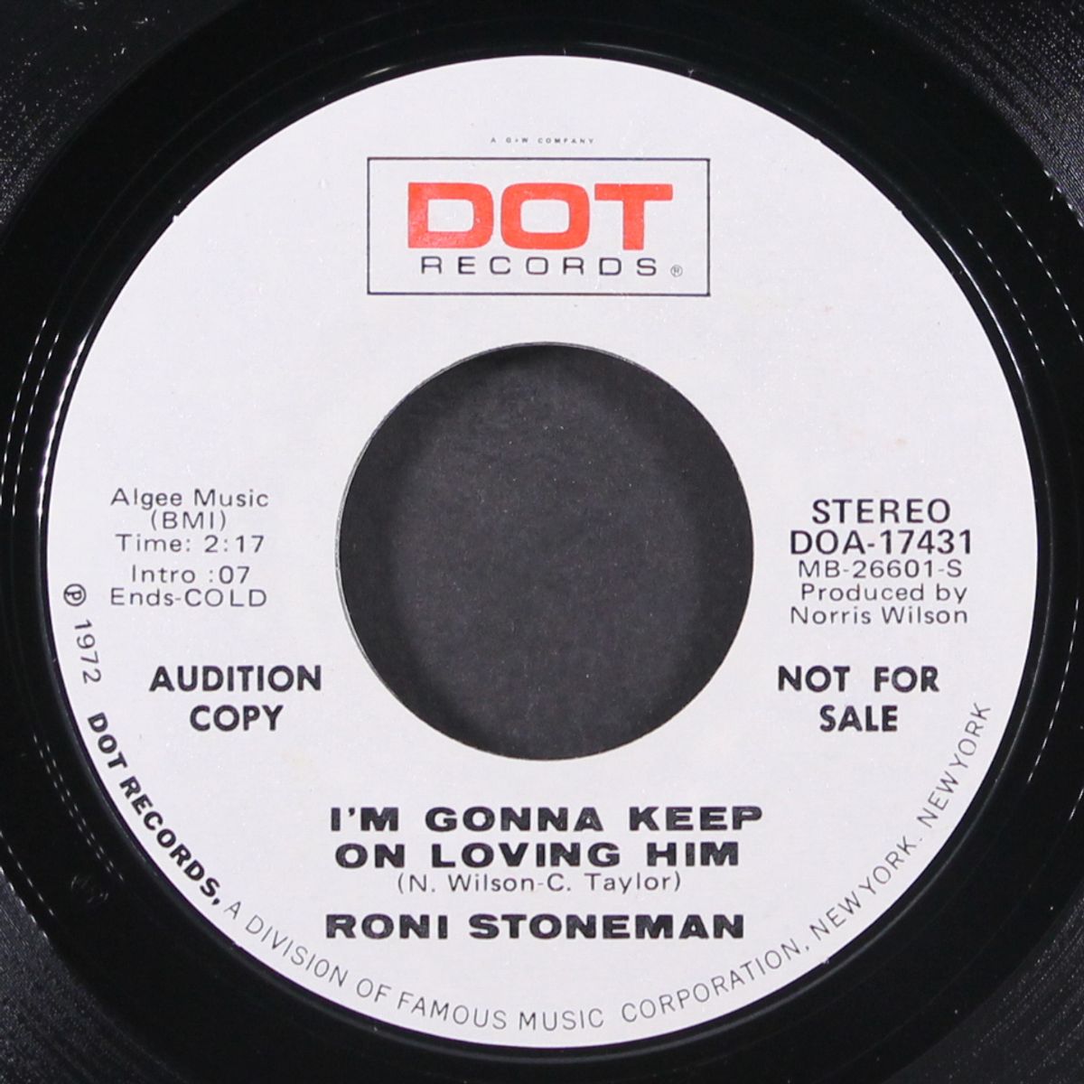 i'm gonna keep on loving him / you make me feel like singing by RONI STONEMAN