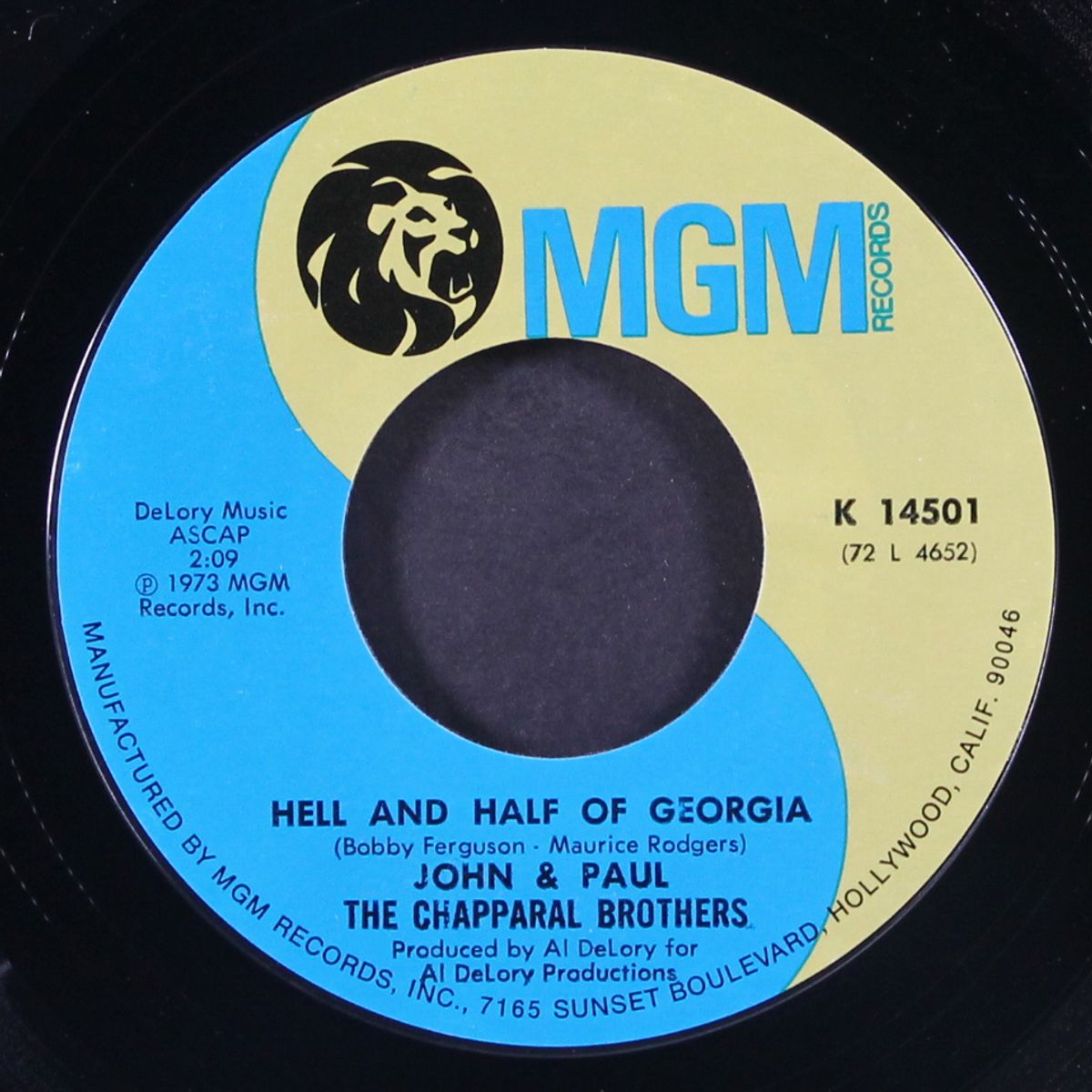 another piece of the puzzle / hell & half of georgia by CHAPPARAL BROTHERS