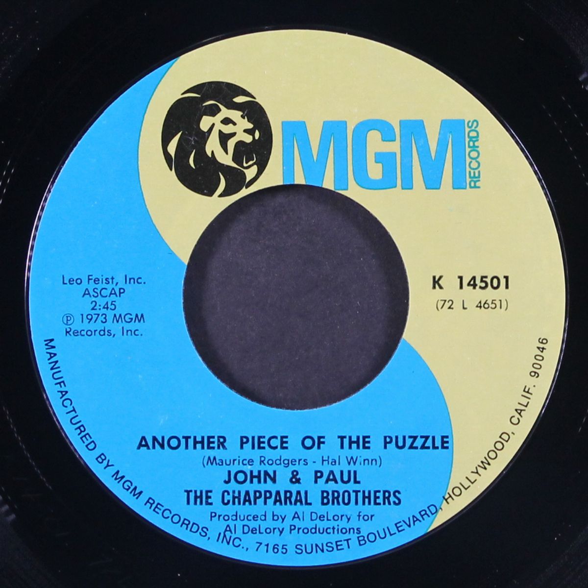 another piece of the puzzle / hell & half of georgia by CHAPPARAL BROTHERS