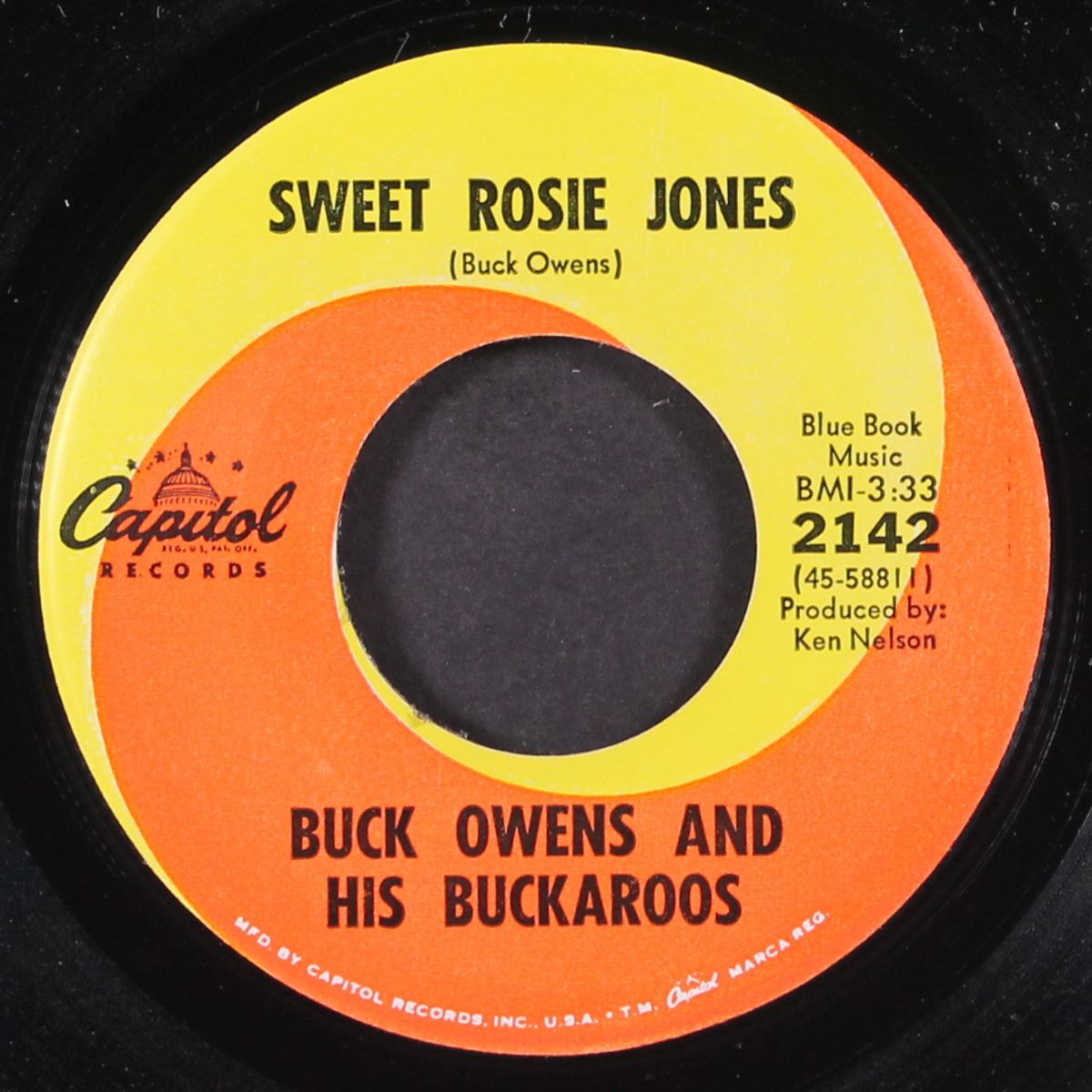 sweet rosie jones / happy times are here again by BUCK OWENS