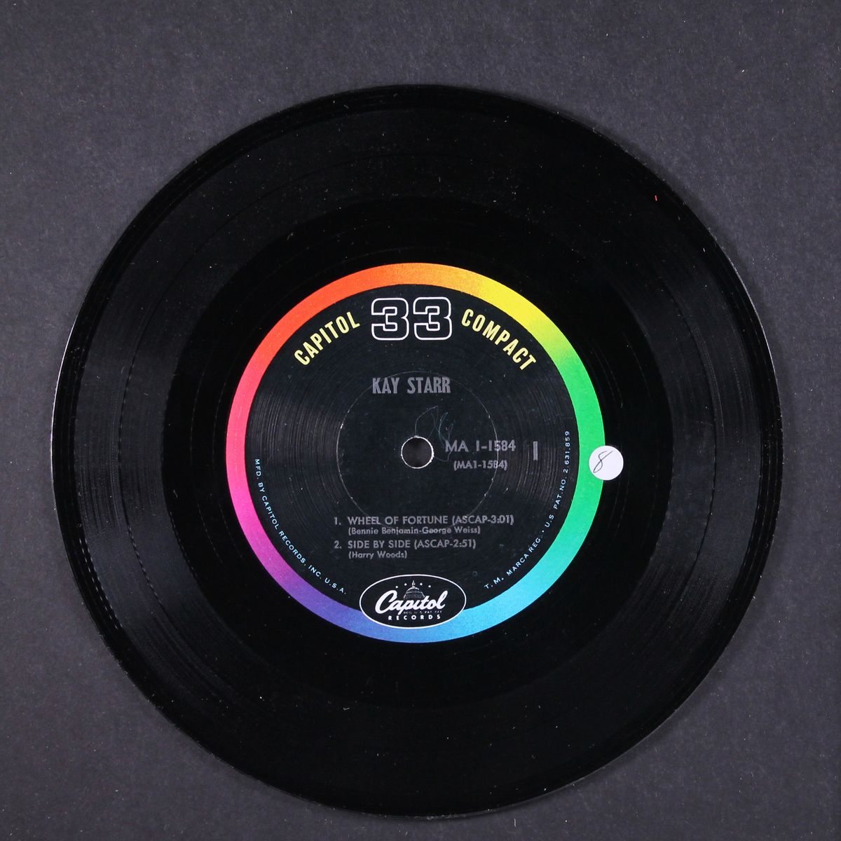 wheel of fortune by KAY STARR