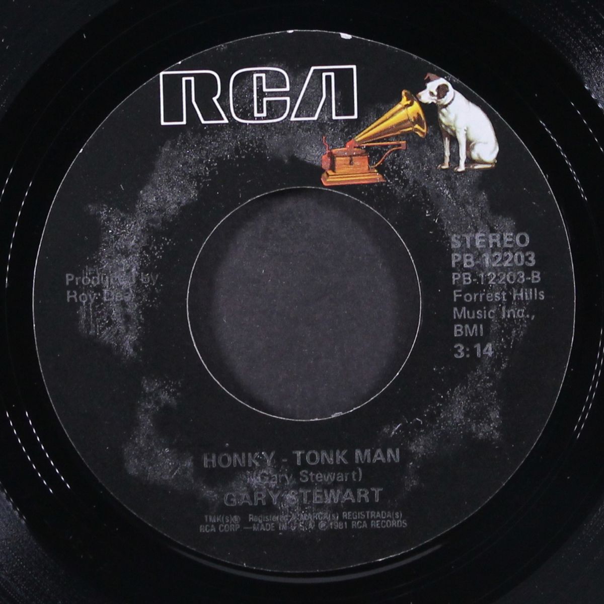 brand new whiskey / son of a honky tonk woman by GARY STEWART