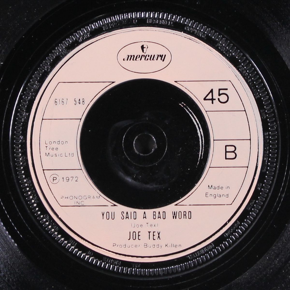 i gotcha / you said a bad word by JOE TEX