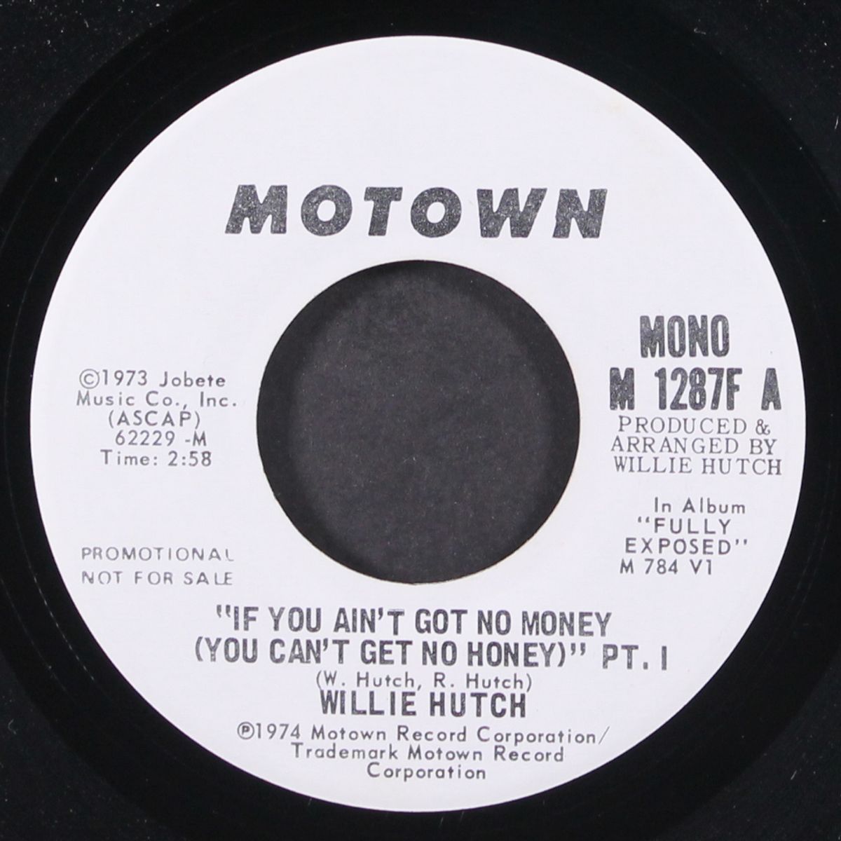 if you ain't got no money / mono by WILLIE HUTCH