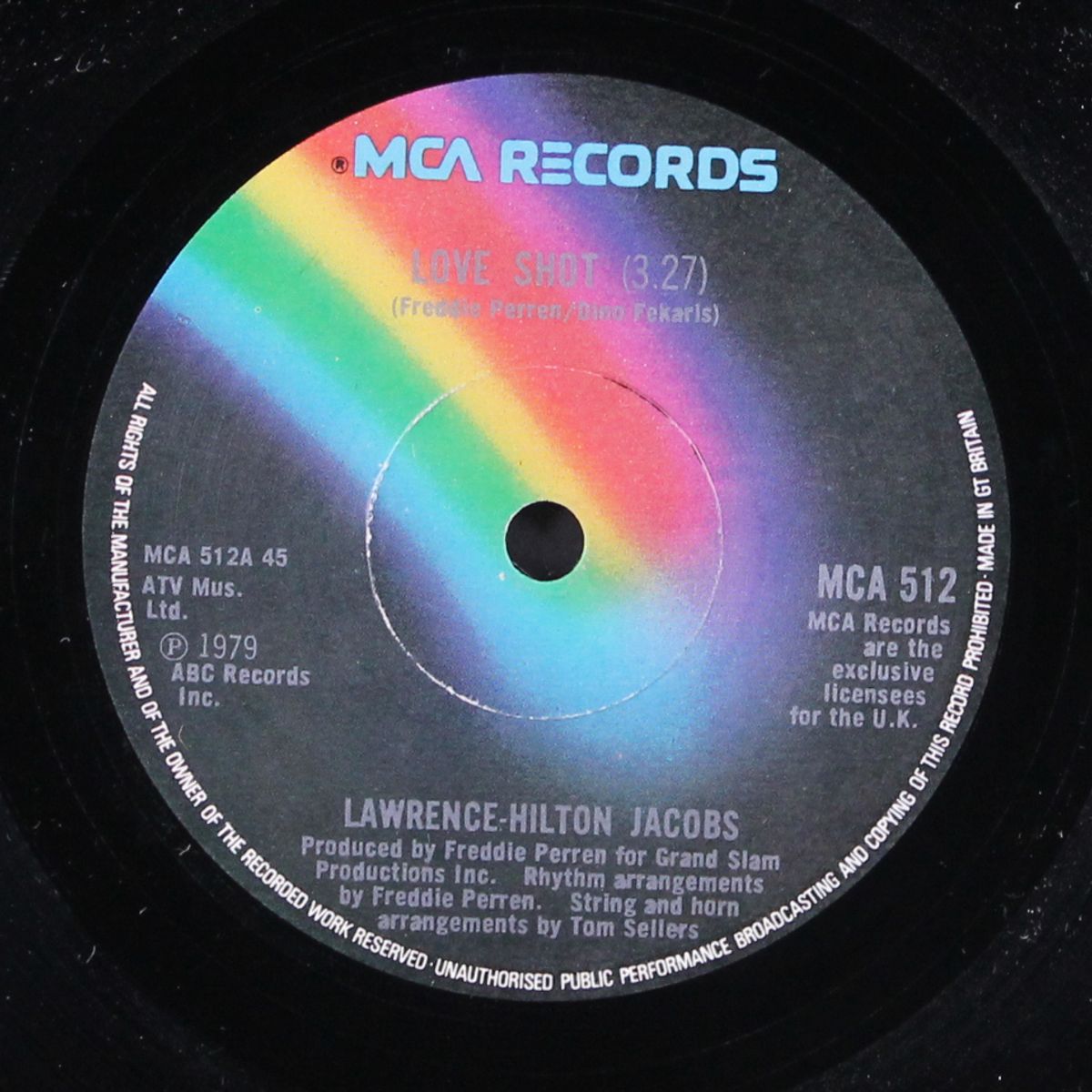 love shot / baby your eyes by LAWRENCE-HILTON JACOBS