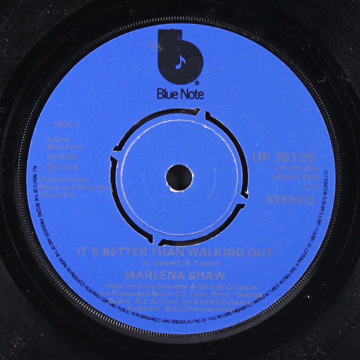 it's better than walkin' out / be for real by MARLENA SHAW