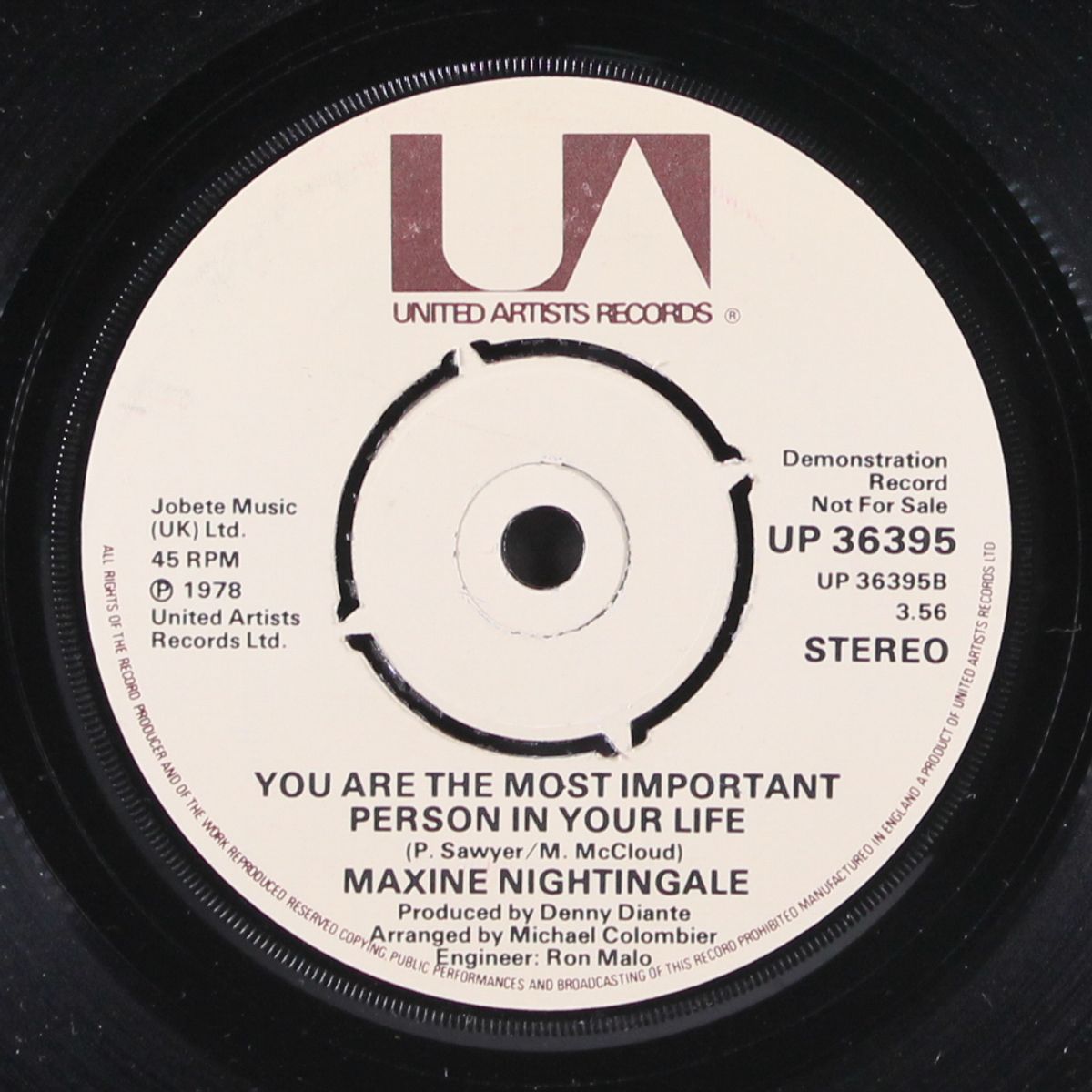 the girl in me / you are the most important person in your life by MAXINE NIGHTINGALE