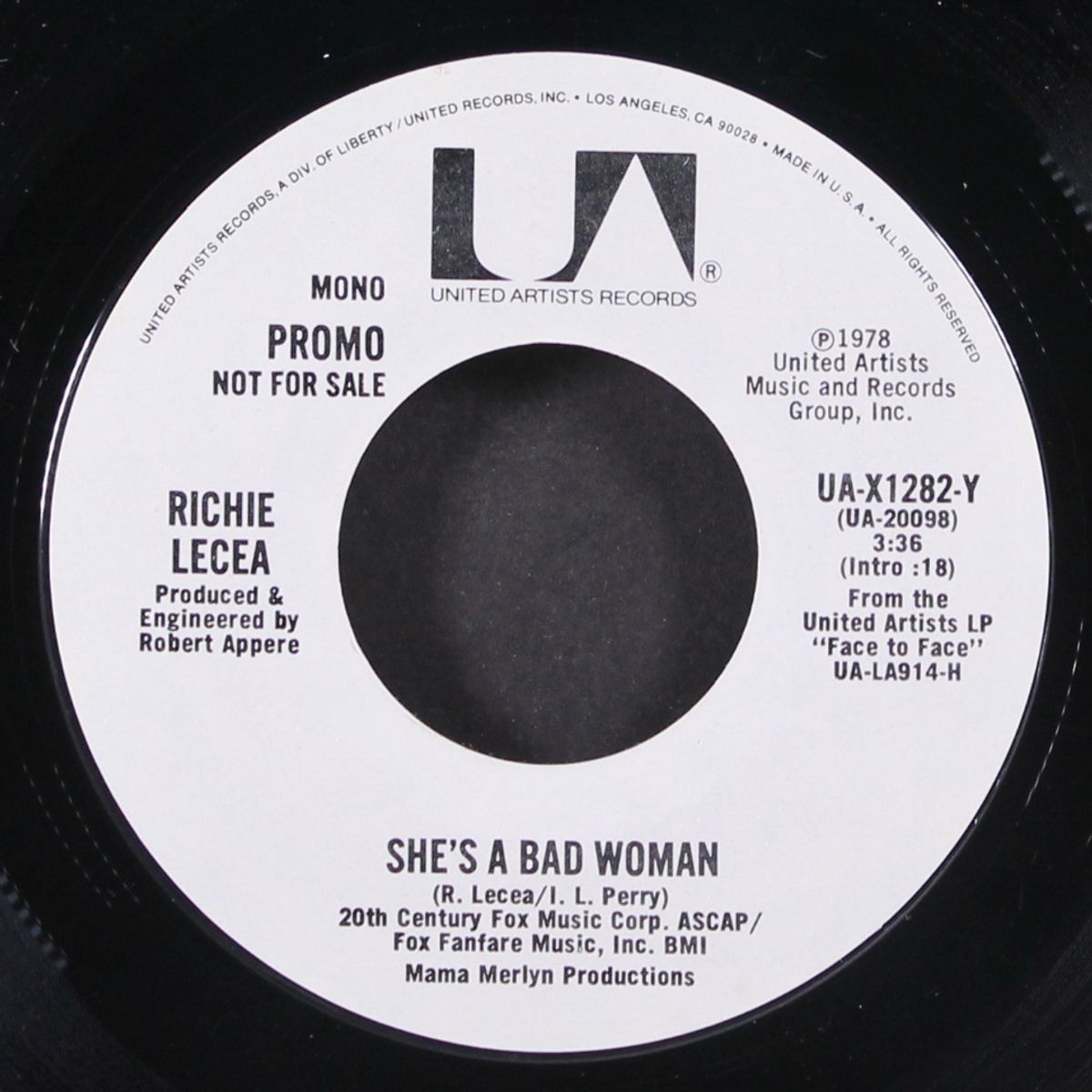 she's a bad woman / mono by RICHIE LECEA